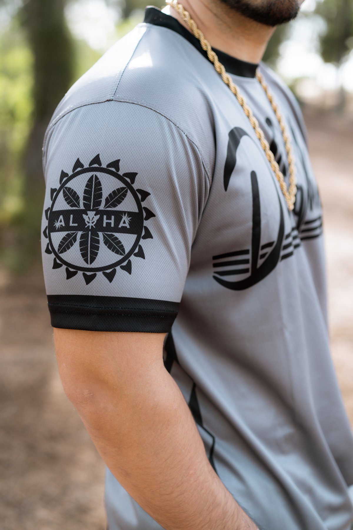 Delight Stripes - Premium Micro-Polyester Mesh Sublimation Tee