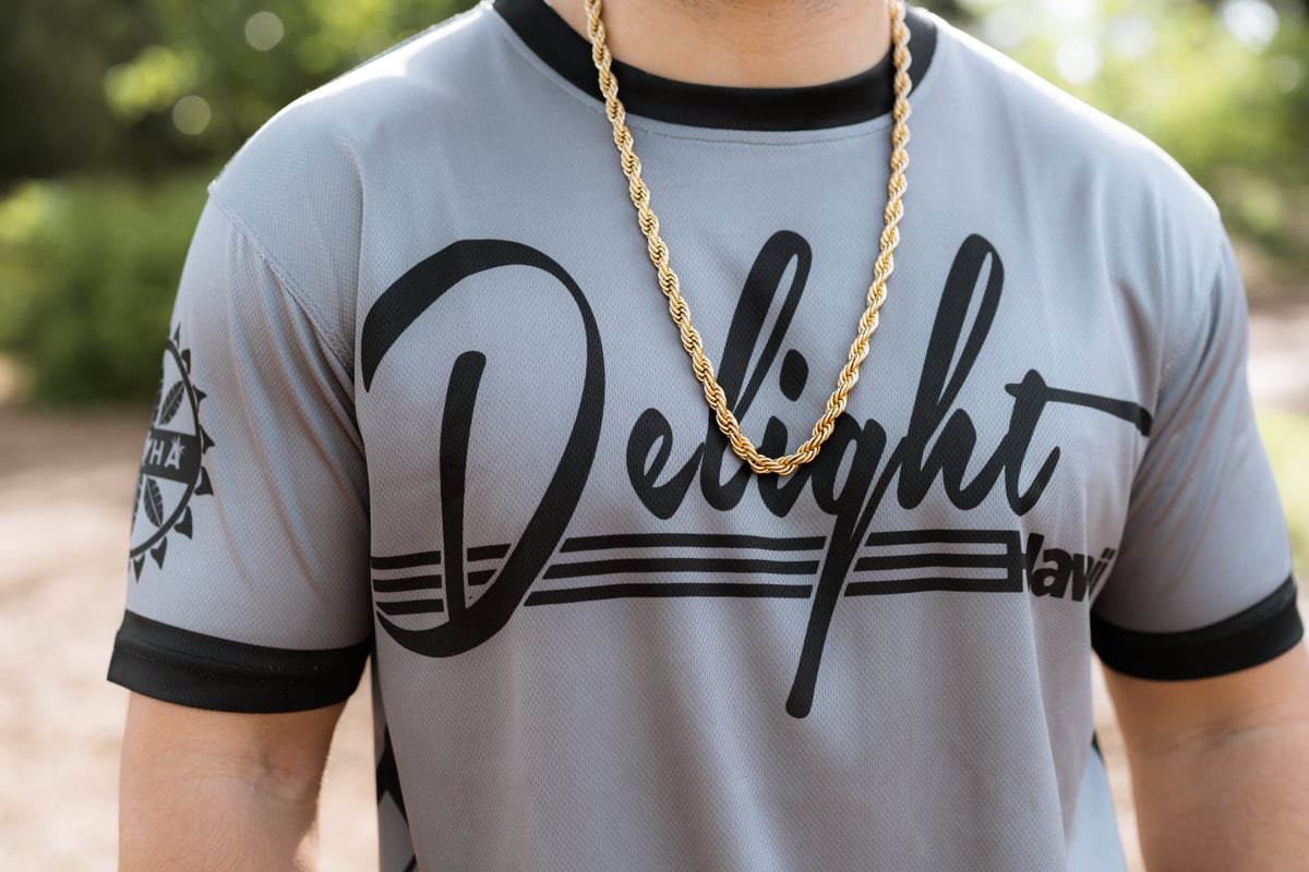 Delight Stripes - Premium Micro-Polyester Mesh Sublimation Tee