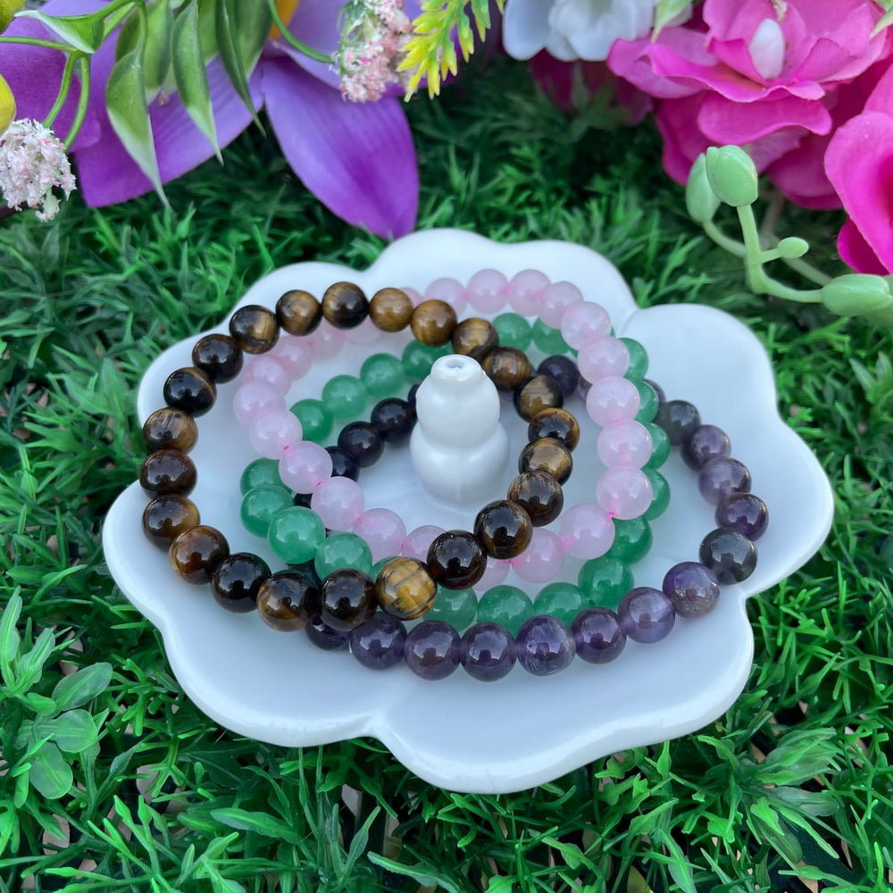 Natural crystal bracelets