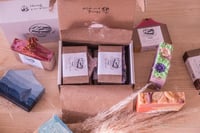 Image 1 of Soap Gift Box | Homemade Cold Processed Artisan Vegan Soap Set | Spa Kit Bundle | Pick 4 Luxury Soap