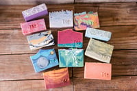 Image 2 of Soap Gift Box | Homemade Cold Processed Artisan Vegan Soap Set | Spa Kit Bundle | Pick 4 Luxury Soap