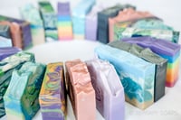 Image 5 of Soap Gift Box | Homemade Cold Processed Artisan Vegan Soap Set | Spa Kit Bundle | Pick 4 Luxury Soap