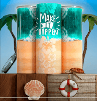 Image 3 of Beach Vibes 20 Oz Tumbler