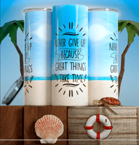 Image 5 of Beach Vibes 20 Oz Tumbler