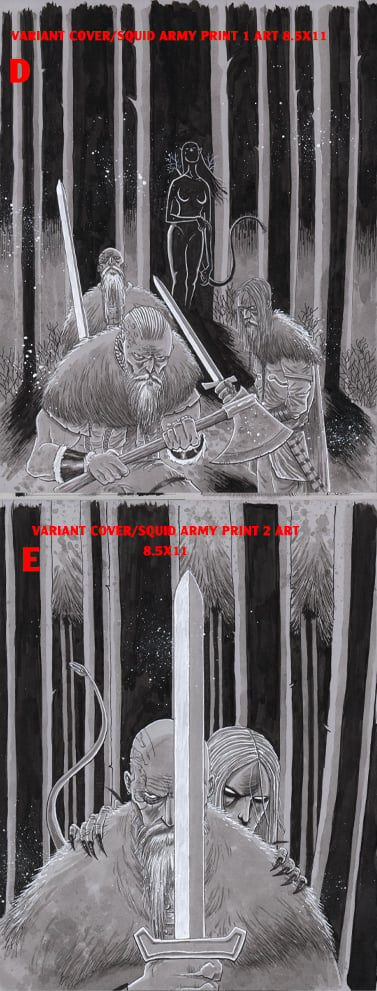 Image of MÓÐIR ORIGINAL ART 24-34+ COVERS