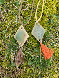Image 4 of Single Tasseled Pendant Necklace 