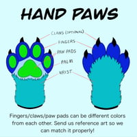 Image 2 of Custom Hand Paws 