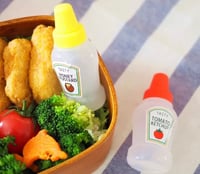 Image 4 of Mini 25ml Tomato Sauce / Honey Mustard bottles - 2pcs/set