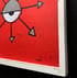 chaos eye (original painting) large FRAMED white Image 2