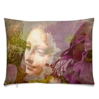 Image 1 of Leonardo’s Angel with Daises Cushion