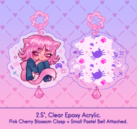 Image 2 of [CLEARANCE] Big Chiaki & Mikan Kitty Charms