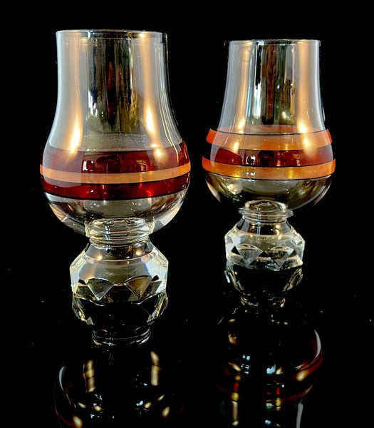 Image of Faceted ‘Glencairn’ whiskey glass - set of 2