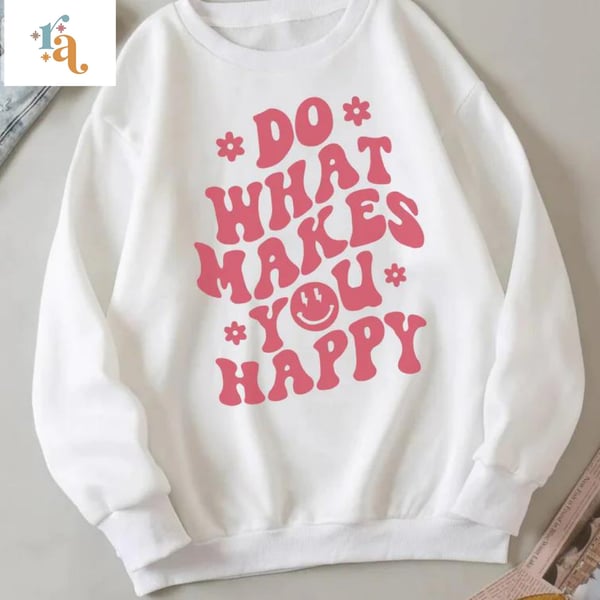 Image of PRE ORDER Do What Make You Happy Cozy Crewneck