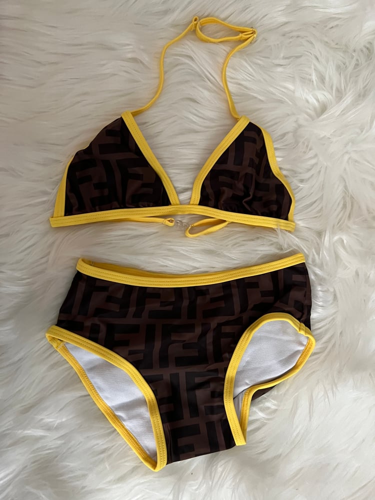 Image of 2 piece f bathing suit 