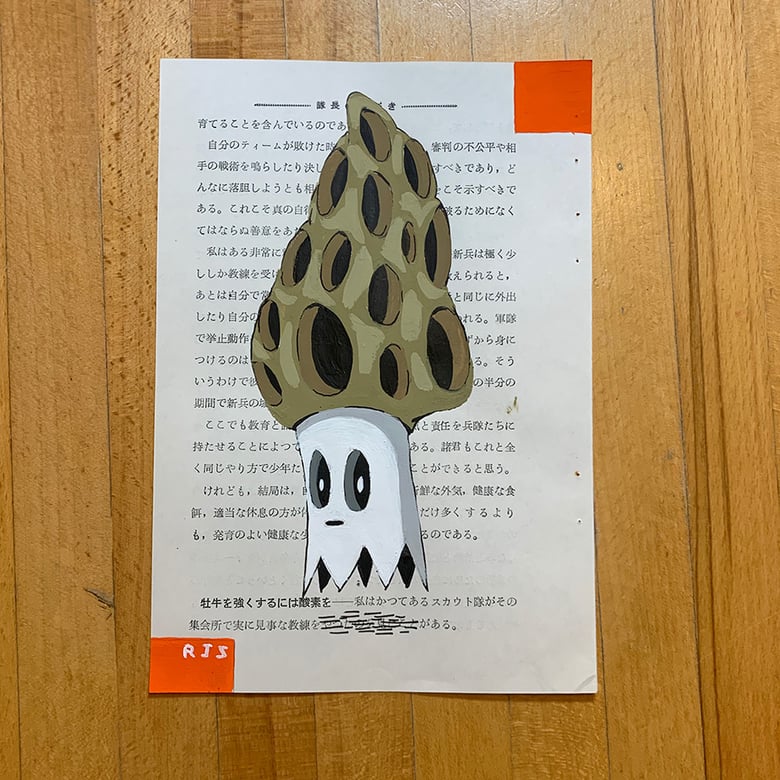 Image of Morel Ghost / unframed original painting