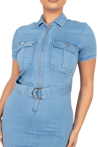 Image 2 of Denim Dress