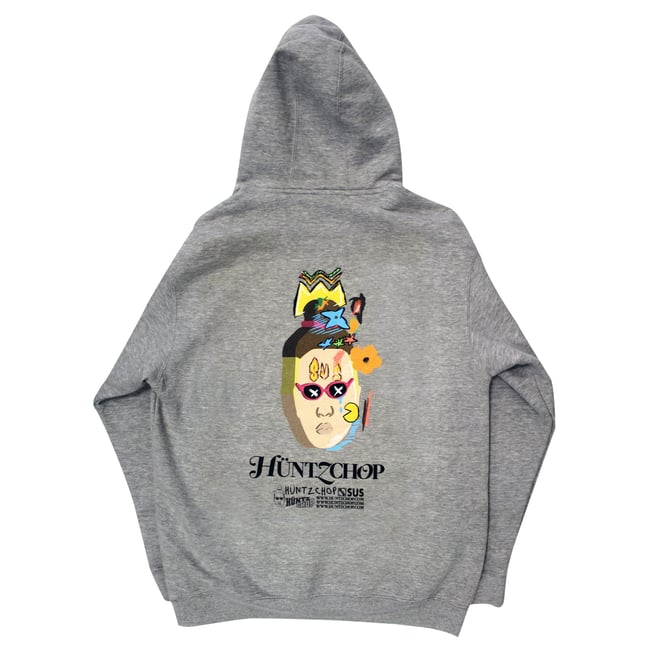 Hüntz Chop Canvas Hoodie - Grey