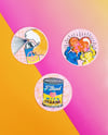 Peace Love Ukraine Holographic Stickers