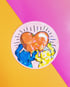 Peace Love Ukraine Holographic Stickers Image 3