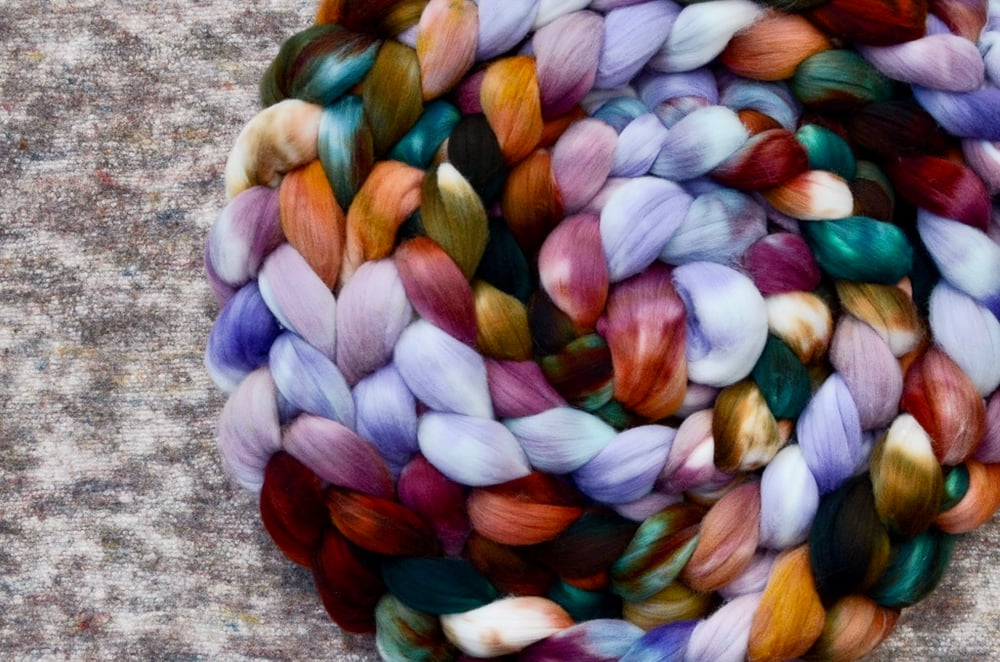 Image of "Enchilada Night" Rambouillet Spinning Fiber - 4 oz. - PRE-ORDER