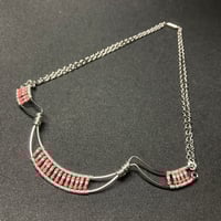 Image 3 of ONE of a KIND ||  Pink Resistor Necklace