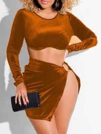 Image 4 of Outspoken Velvet Dress