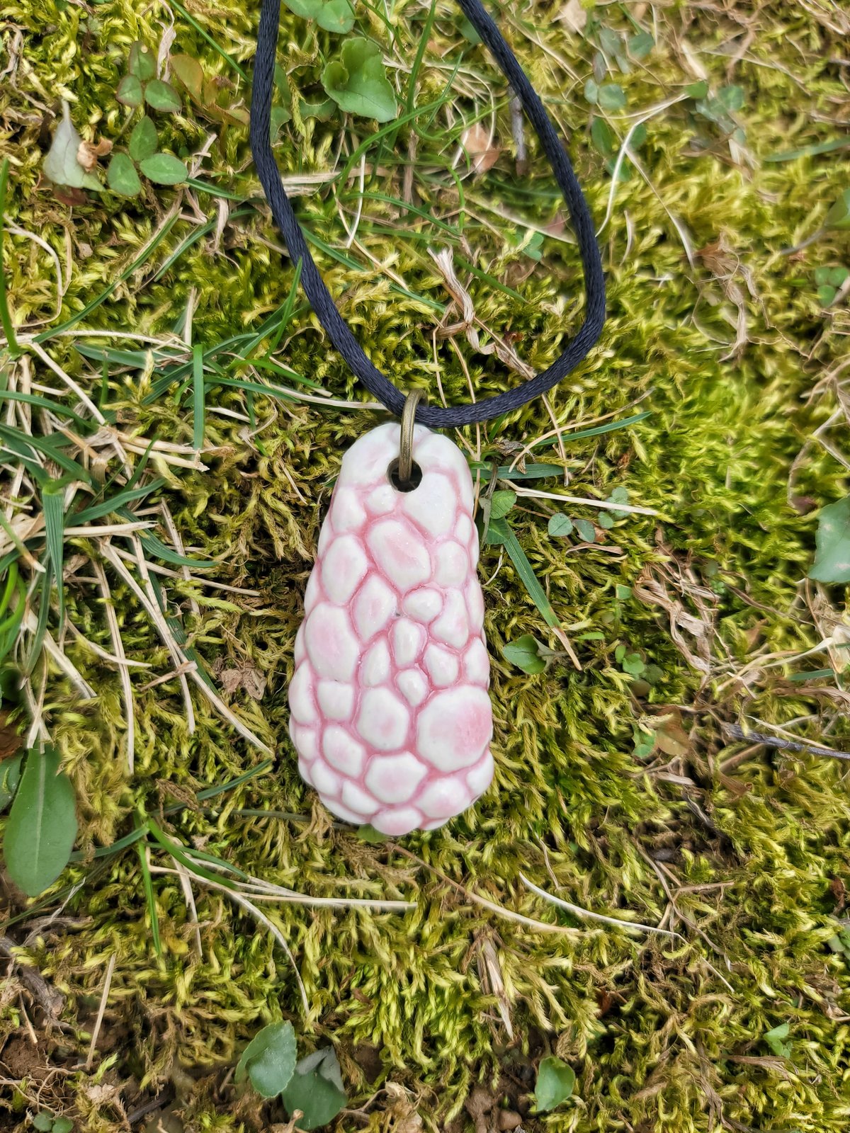 Craved Dragonscale Pendant Necklace