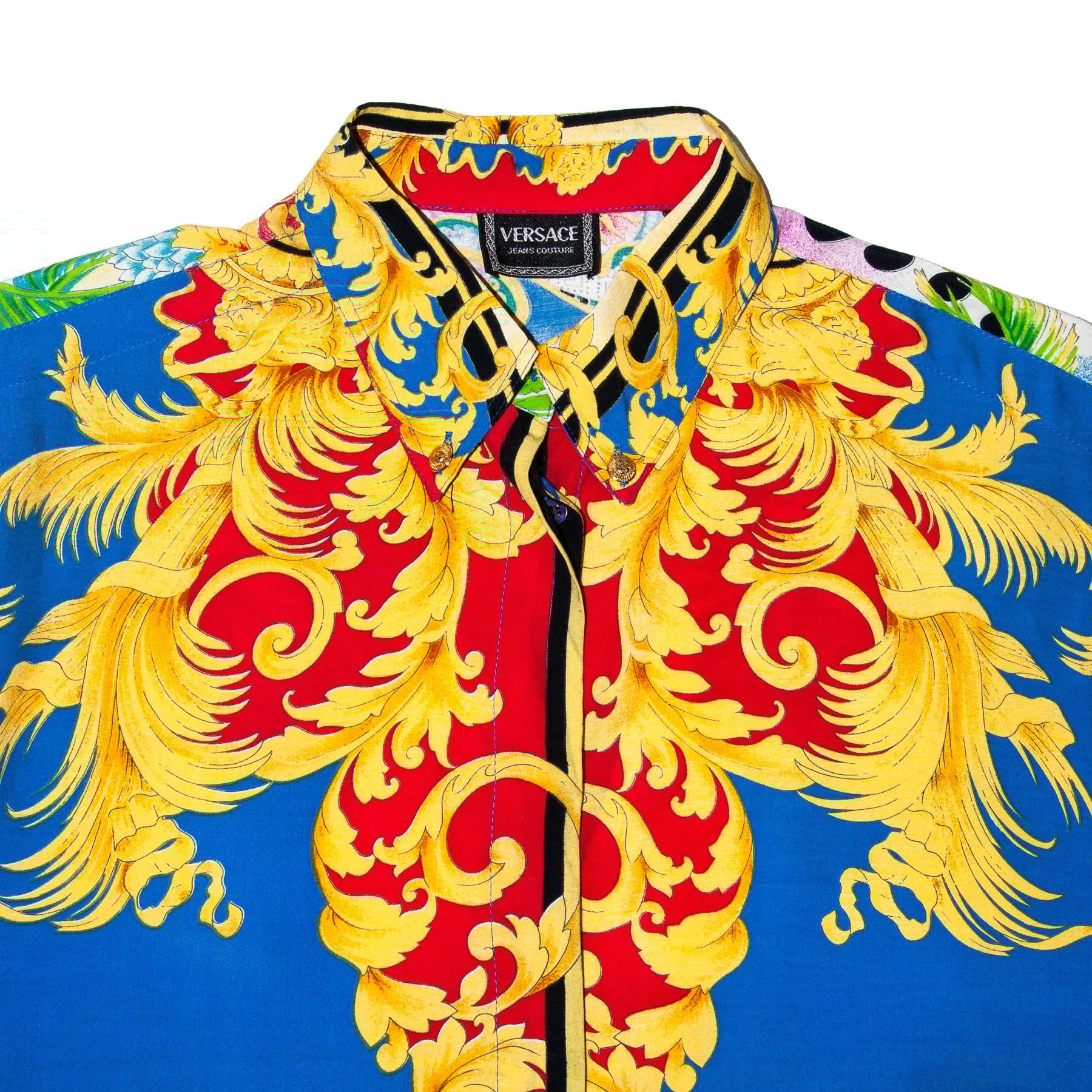 Image of Versace Jeans Couture 1993 Miami Baroque Shirt