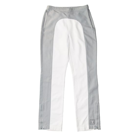 Image of Chanel 2001 Identification Line Panel Trousers 