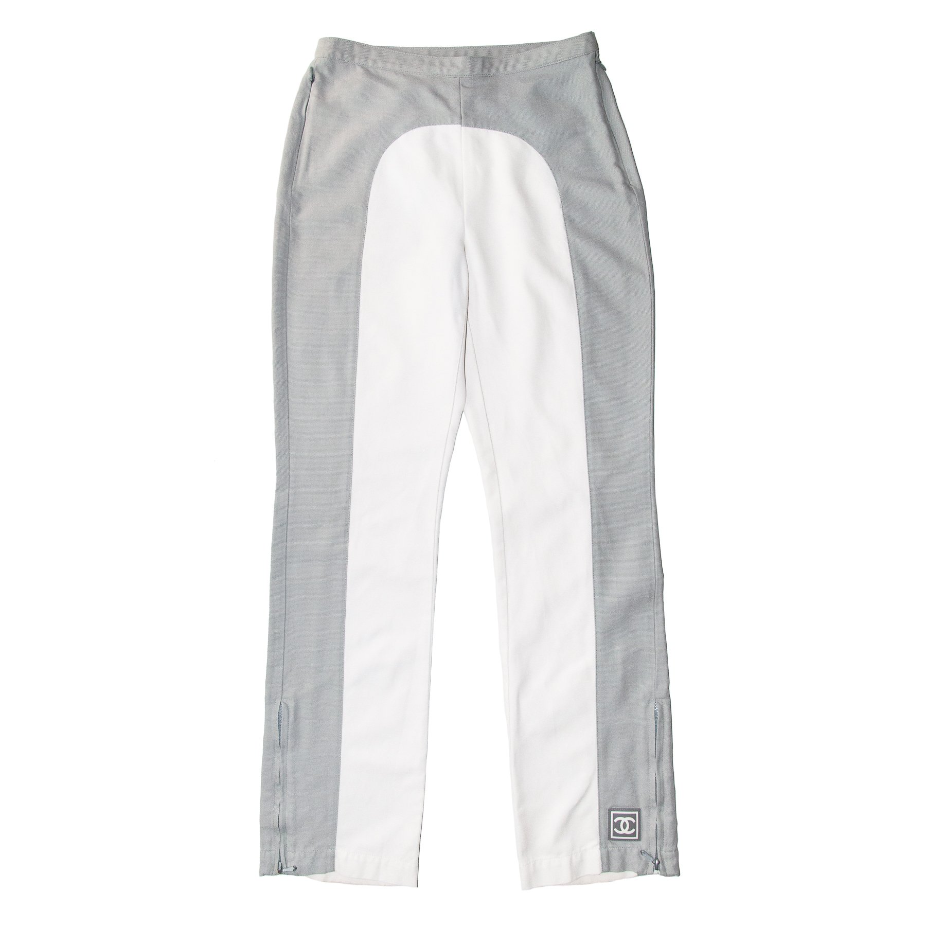 Image of Chanel 2001 Identification Line Panel Trousers