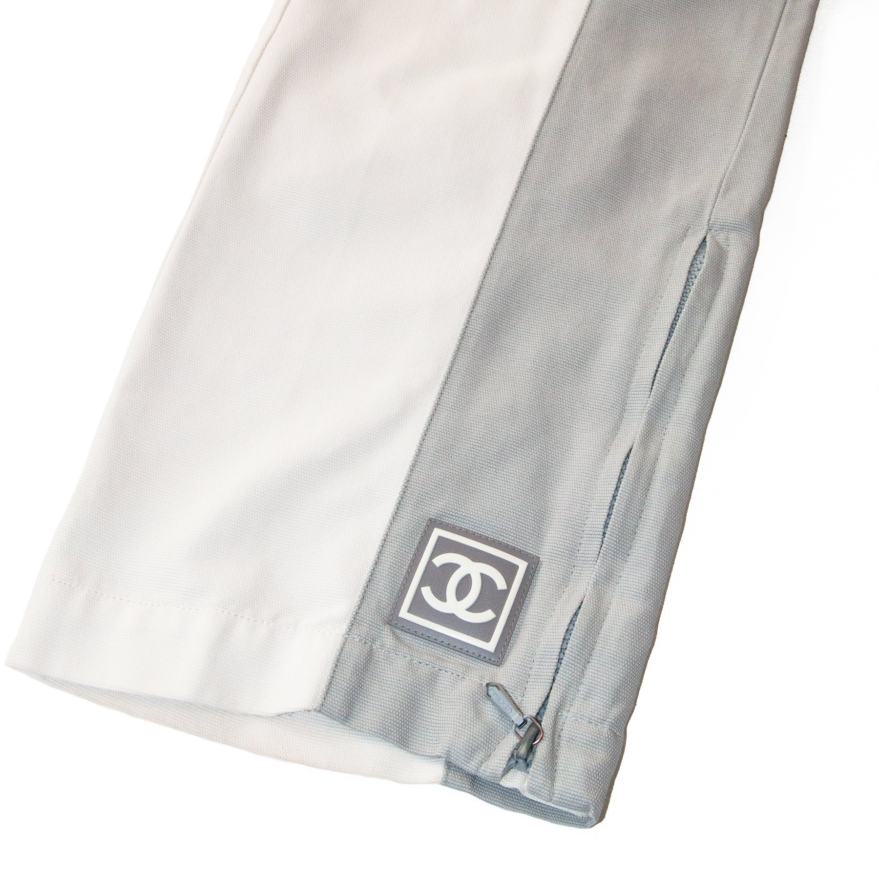 Image of Chanel 2001 Identification Line Panel Trousers