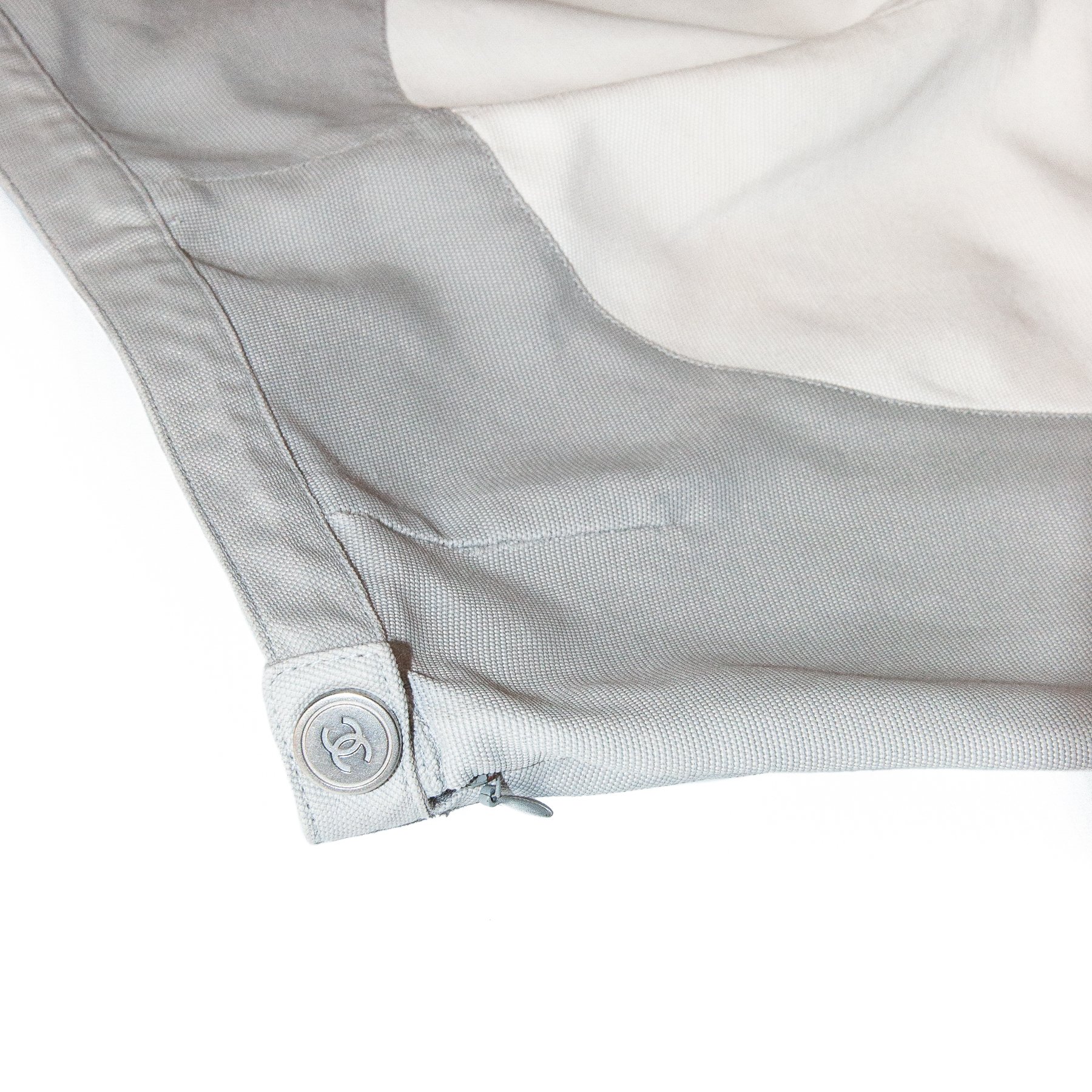 Image of Chanel 2001 Identification Line Panel Trousers