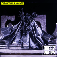 Image 3 of Custom Wired Cape and Scarf for Mcfarlane Grim Knight Batman