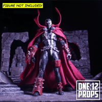 Image 1 of Custom Wired Cape for Mcfarlane Spawn