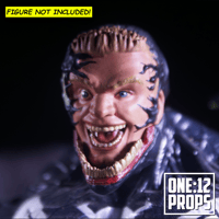 Image 1 of Custom Eddie Brock Venom Head for Marvel Legends Monster Venom