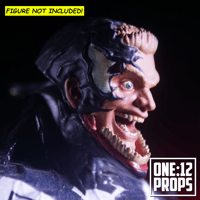 Image 3 of Custom Eddie Brock Venom Head for Marvel Legends Monster Venom