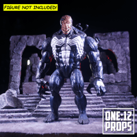 Image 2 of Custom Eddie Brock Venom Head for Marvel Legends Monster Venom