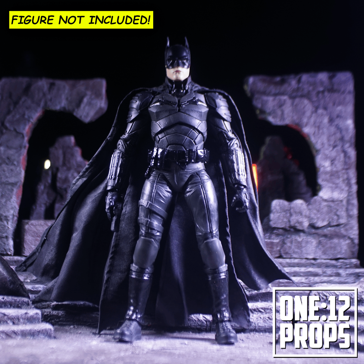 Custom Wired Cape for Mcfarlane The Batman one12props