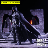 Image 2 of Custom Wired Cape for Mezco Tactical Justice League Batman