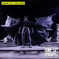 Image 4 of Custom Wired Cape for Mezco Tactical Justice League Batman