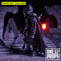 Image 2 of Custom Wired Cape and Utility Belt for Mythic Legions Malepharr