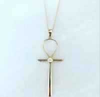 Image 1 of The Goddess  Ankh Necklace 