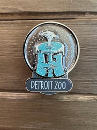 Snow globe pin 