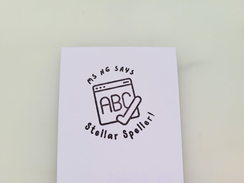 Stellar Speller Stamp