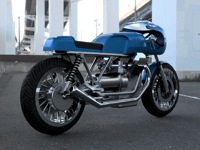 Image 4 of 1/64 Scale Cafe Racer Motorcycle