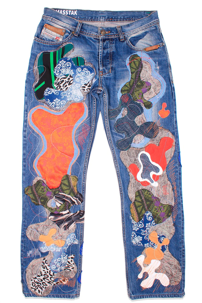 Image of MASSTAK - Diesel Abstract Jeans