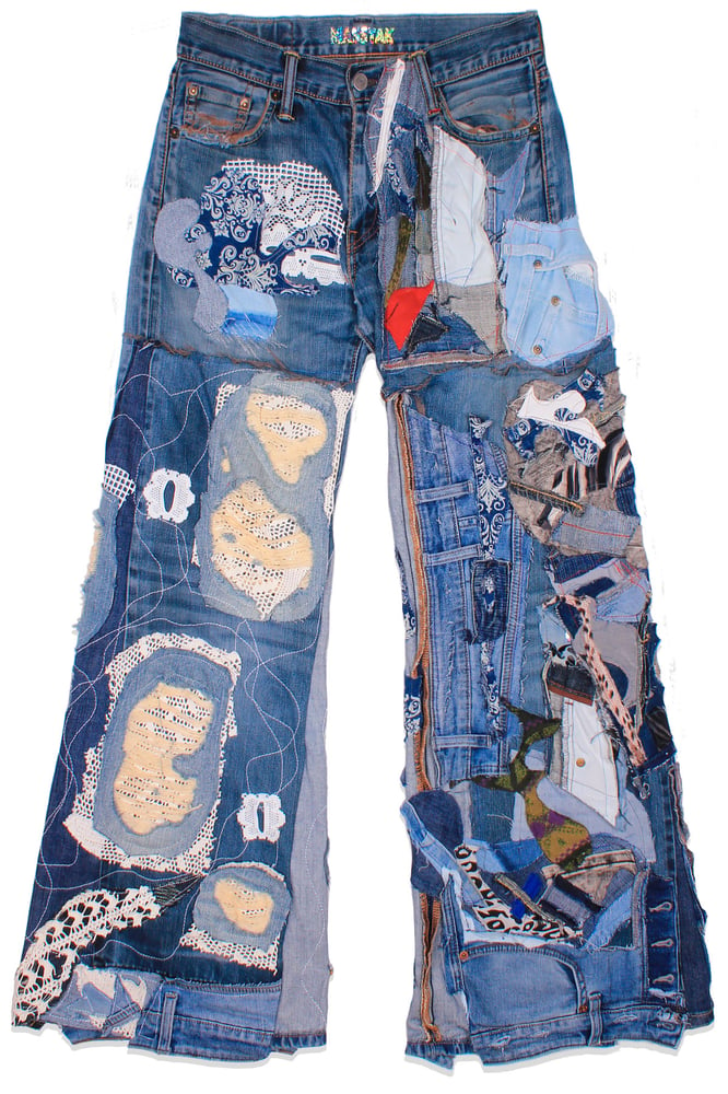 Image of MASSTAK - Levis Patchwork Jeans