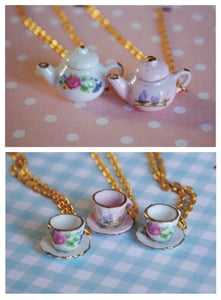 Image of Teacup and Teapot Necklaces