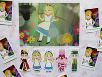 Image 1 of ALICE IN WONDERLAND BOOKMARKS + PRINT + POLAROID