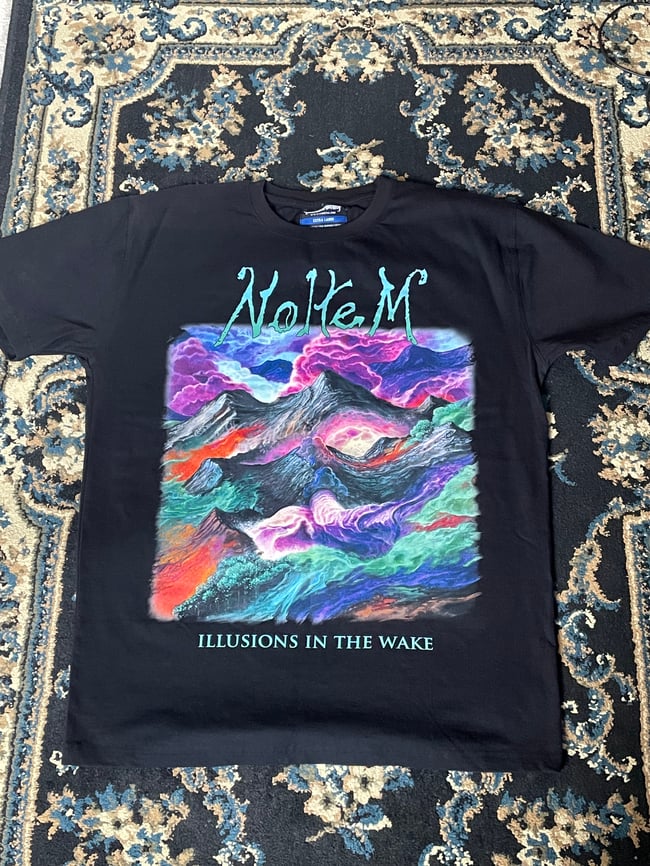 "Illusions in the Wake" Album Cover T-Shirt, Black